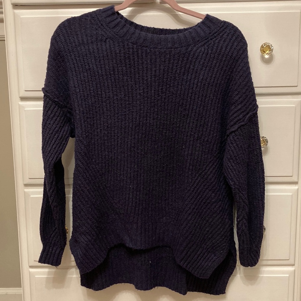 AE Oversized Navy Sweater